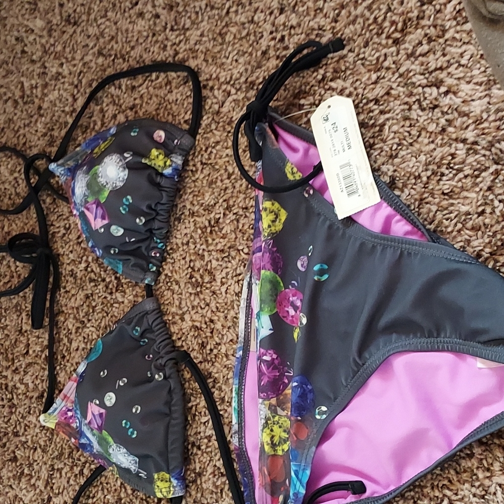 Black bikini medium